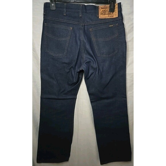 Vintage Sears Genuine Roebucks Men's Jeans 34x30 NOS 100% Cotton Boot Cut - Picture 5 of 7